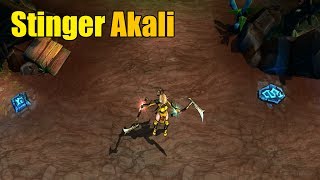 League of Legends  Stinger Akali skin [upl. by Dalpe47]