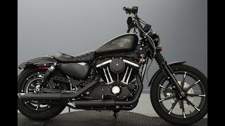 Used HarleyDavidson 2016 Sportster Iron 883 XL883N With MiniApe Handlebars In Denim Black For Sale [upl. by Ennaeel370]