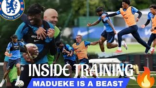 MADUEKE SHOCKS FANS WITH INCREDIBLE SHOOTING SKILLS🔥NONI MADUEKE IS A BEAST🔥MARESCA PRAISES MADUEKE✅ [upl. by Cadel62]