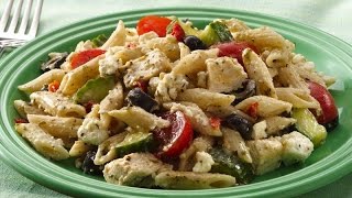 Mediterranean Chicken and Pasta Recipe [upl. by Dorinda480]