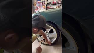 Install car wheel rim protector 🛞 shortsvideo [upl. by Malcah]