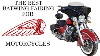 The BEST Batwing Audio Fairing for Indian Chief Springfield or Scout Motorcycles [upl. by Samid]