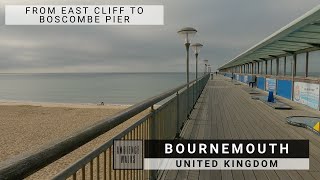 From East Cliff to Boscombe Pier  Bournemouth UK  4K 60fps [upl. by Petula]