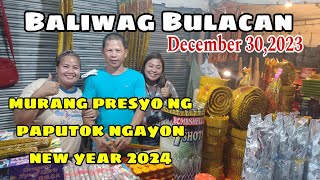 Murang Bilihan ng Paputok ngayong New Year 2024 sa Baliwag Bulacan [upl. by Enomal]