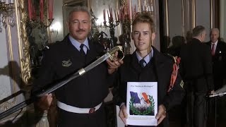 Prix Soldat de Montagne 2014 décerné à la Fanfare du 27eme BCA [upl. by Emirac187]