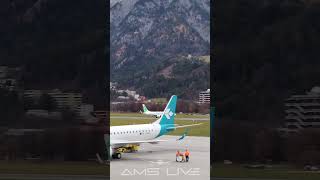 Transavia B738 takeoff from INN Innsbruck Airport [upl. by Jentoft266]