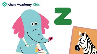 The Letter Z  Letters and Letter Sounds  Learn Phonics with Khan Academy Kids [upl. by Ahsenrac]