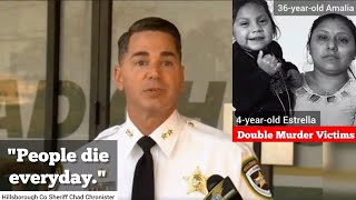 Heartless Florida Sheriff Disrespects Double Murder Victims Florida copwatch [upl. by Ahsirk]