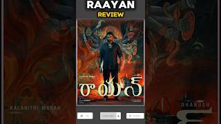 Raayan Movie Review raayan dhanush review shorts [upl. by Cele]