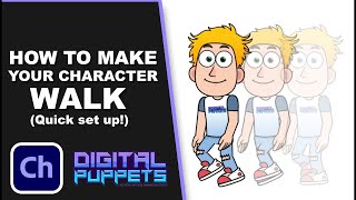 Adobe character animator WALK tutorial [upl. by Atteselrahc]