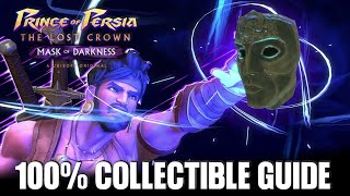 Prince of Persia Mask of Darkness DLC The Lost Crown ALL COLLECTIBLES Guide [upl. by Nadine]