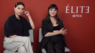 Élite Temporada 4  Entrevista a Claudia Salas y Martina Cariddi [upl. by Onitnerolf]