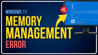 Fix Windows MEMORY MANAGEMENT Error  BLUE SCREEN  BSOD Error on Windows 1110 100 SOLVED [upl. by Gillian]