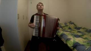 Russian Folk Song  Podmoskovnye VecheraquotПодмосковные вечераquot Accordion Cover [upl. by Laurette383]