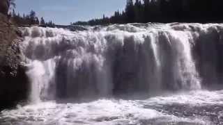 Cave Falls Yellowstone National Park [upl. by Ailuig]