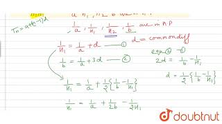 If H1 and H2 are two harmonic means between two positive numbers a and b a  b [upl. by Murry469]