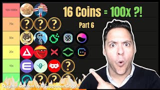 🔥16 TOP Crypto Coins with 1001000x Potential   Part 6🚀 [upl. by Ryhpez]