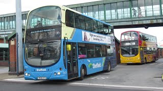 Buses Trains amp Trams in Sheffield  March 2024 [upl. by Alicul]