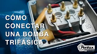 CÓMO CONECTAR UNA BOMBA TRIFÁSICA [upl. by Wahlstrom]