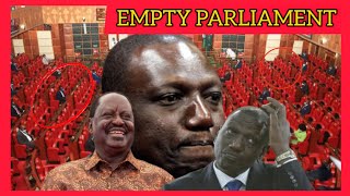 Empty Chairs Ruto SHOWN DUST in PARLIAMENTAddresses His Friends as Both UDA amp Azimio MPs BOYCOTTS [upl. by Plunkett150]