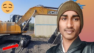 Excavator Ka Chain Utar Gya😞Dilshan Bhai Vlog [upl. by Delmer]