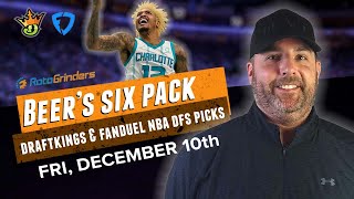 DRAFTKINGS NBA PICKS FRIDAY 121021  The Daily Fantasy 6 Pack [upl. by Jonette224]