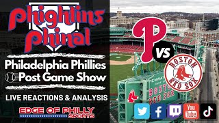 Off Night for the Pitching Staff  Phillies vs Red Sox Reaction I Phillies Postgame Show [upl. by Kreiner]