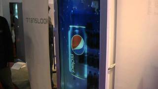 Futuristic Vending Machines at ISE 2012 [upl. by Kovacs]