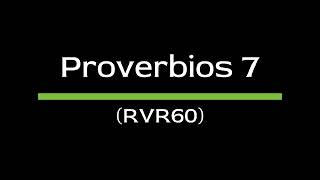 Proverbios 7 RVR60  Biblia Hablada  Español Latino [upl. by Otsugua492]