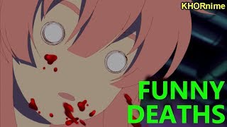 Deaths In Anime Can Be So Damn Hilarious Part 1 amp 2  Funny Anime Moments  面白いアニメ死亡 [upl. by Ria]