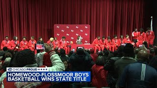 HomewoodFlossmoor High School wins Class 4A state basketball championship [upl. by Homere945]