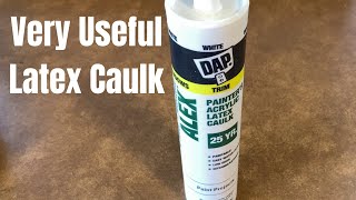 DAP Painters Acrylic Latex Caulk [upl. by Ozen487]