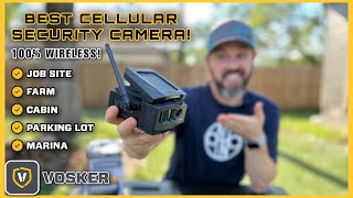 Best Cellular amp Solar Powered Security Camera VOSKER V150 [upl. by Caneghem]