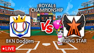 🔴LIVE  ROYAL 1 LEAGUE CHAMPIONSHIP  Baseball 9 [upl. by Lytsirk206]