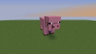 как построить свиньюPig в minecraft [upl. by Bricker]