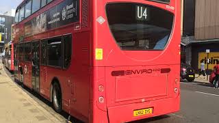 Bus Spotting in Uxbridge Metroline Enviro200 DEL2153 LK65 EAP amp Metroline Enviro400 TE1430 LK62DYG [upl. by Euqcaj]