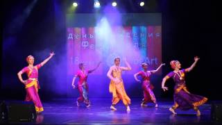 Индийский танец Mangalam Ganesham dance Apsararu dancers [upl. by Lune225]