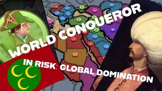 My Greatest Empire Ever  RISK Global Domination  Ottoman Empire Map [upl. by Clyte439]