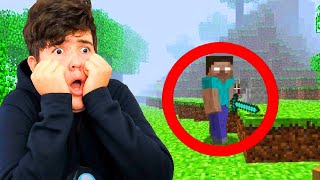 Me Encontre a Herobrine en Minecraft a las 300 AM 😨 [upl. by Fielding]