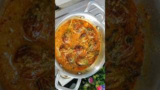 भरलेली वांगी  bharli vangi recipe vangi recipe shortvideo भरली वांगी viralvideo [upl. by Ahsimit]