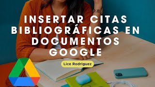 Insertar citas bibliográficas en documentos google [upl. by Geier]