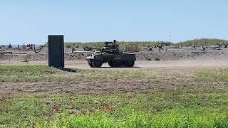 Light Armored Car M8 Greyhound driving at DDay Ohio 2022 [upl. by Babby]