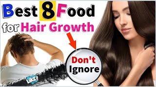 8 Best Foods and Supplements to Boost Hair Growth and Stop Split Ends  best food for hair growth [upl. by Jeni]