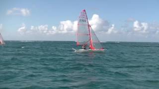 29ER Sailing Training Up Wind 2017 St Croix [upl. by Arhat]