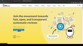 Installing and Using ASReview [upl. by Ocirnor]