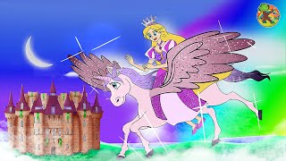 Prinzessin Rapunzel  Das Einhorn  KONDOSAN Deutsch  Märchen für Kinder  Gute Nacht Geschichte [upl. by Nollaf]