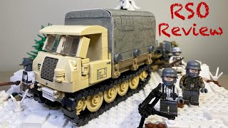 Brickmania Raupenschlepper Ost RSO Review [upl. by Crudden950]