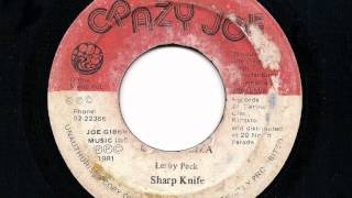 SHARP KNIFE  Unruly Liza  Version  JA Joe Gibbs 7quot 1981 [upl. by Anha]