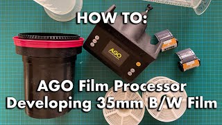 Developing 35mm Black and White Film with the AGO Film Processor [upl. by Kone]