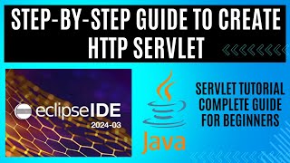 How to create Http Servlet in Eclipse  Advanced java Servlet [upl. by Ahtnams]